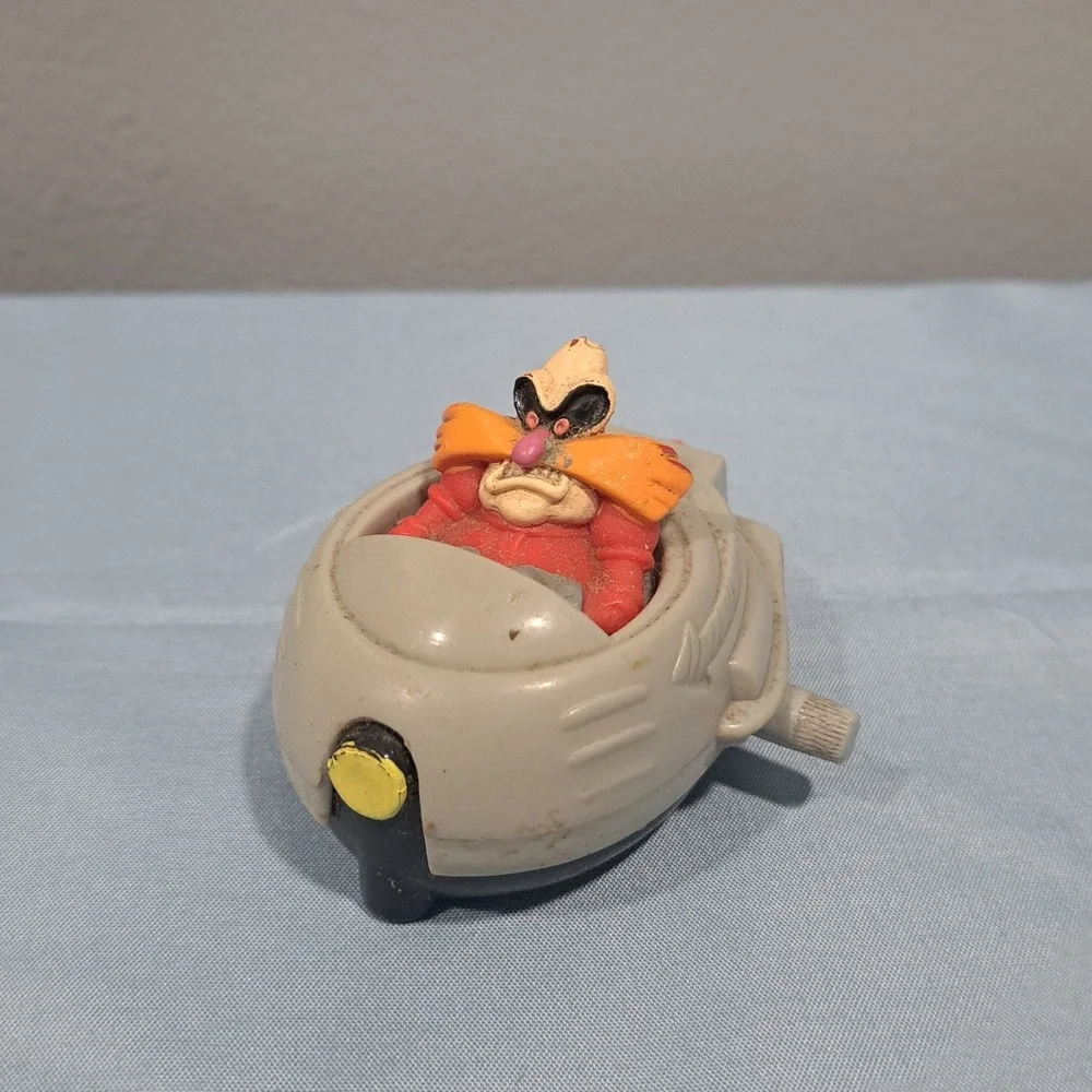 VTG‎ 1993 Sega Sonic the Hedgehog Dr Robotnik Eggmobile Wind Up Toy Retro Gaming